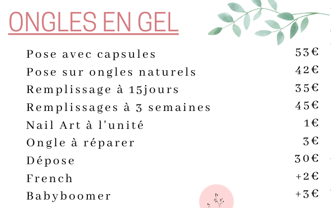 ONGLES EN GEL